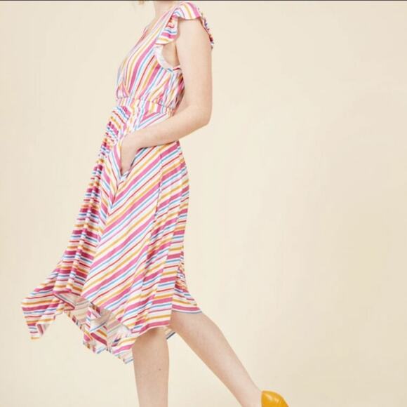 ModCloth verified vacationer striped dress - Picture 2 of 9